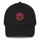 Pink Concha Dad Hat [Black Hat]